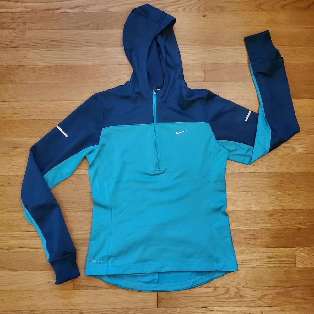 Nike Dri-fit women's small running hooded sweatshirt